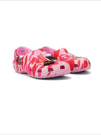 Crocs Classic Clog A Bathing Ape ABC Camo pink
